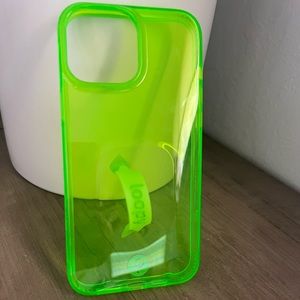 iPhone 12/13 Pro Max Neon Green Loopy Case